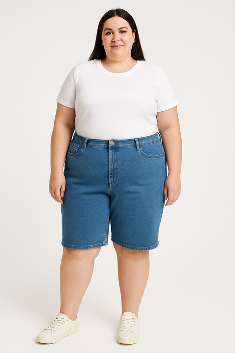 Szorty jeansowe "Plus Comfort Fit"