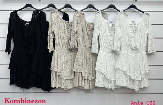 [NZ] Koronkowy kombinezon boho