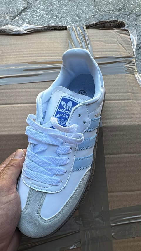 [F] Buty samba niebieskie
