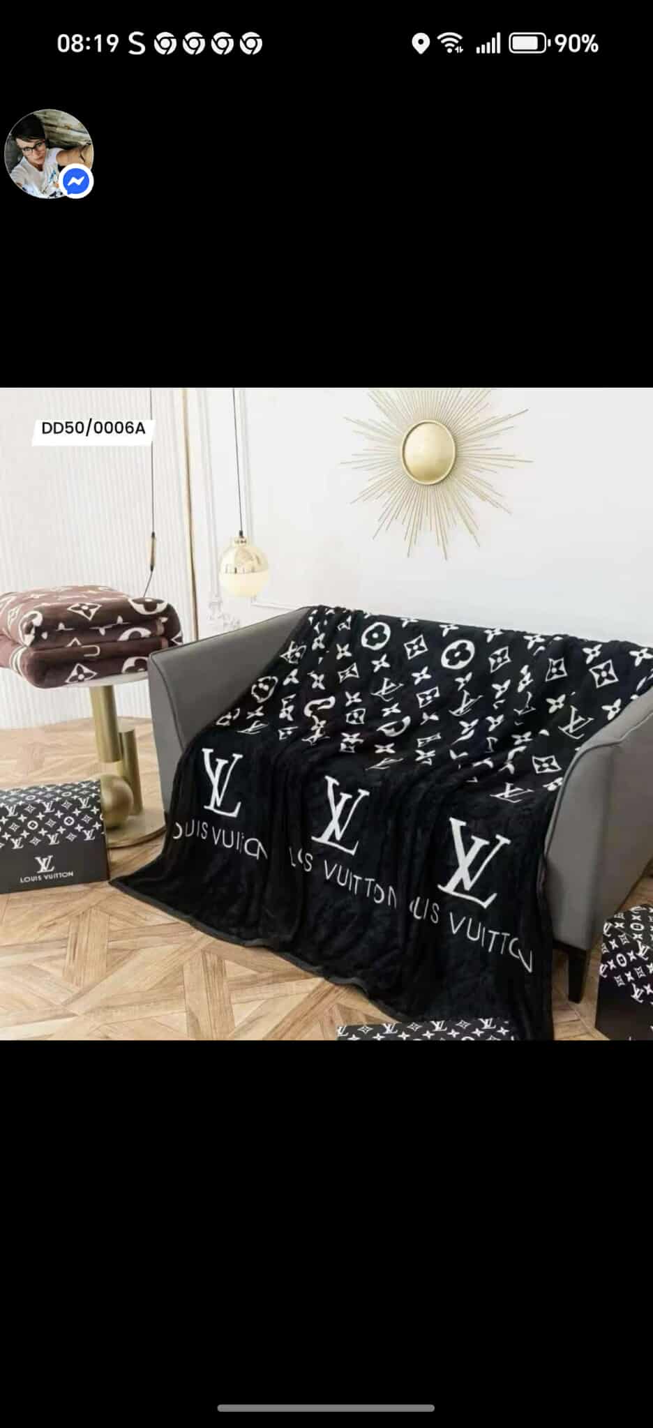 [F] LV czarny i brąz