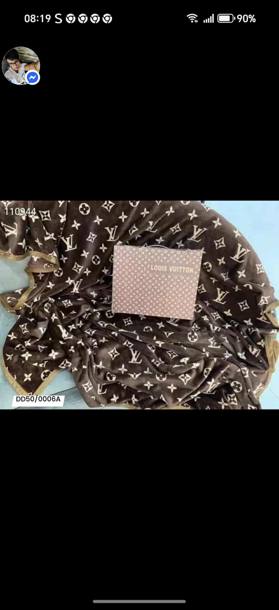 [F] LV czarny i brąz