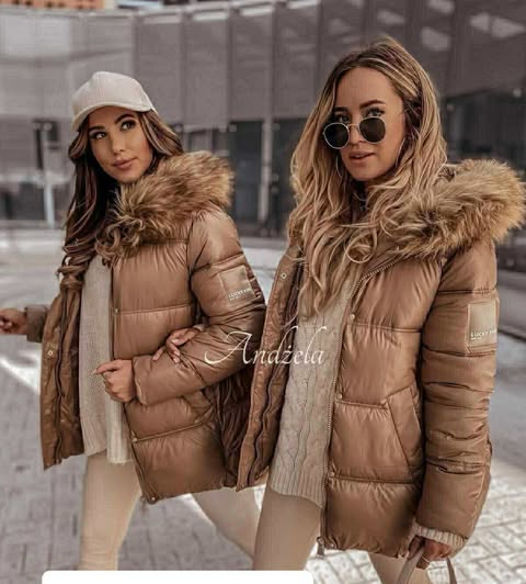 [F] kurtka brąz lucky