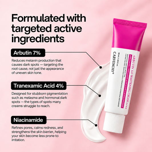 Arbutin 7% + Tranexamic Acid 4% Cream