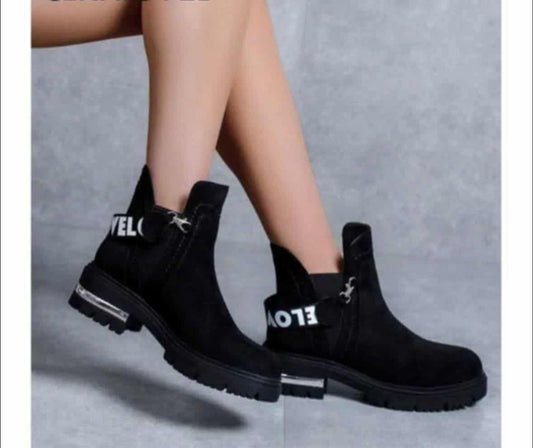 [F] buty botki czarne