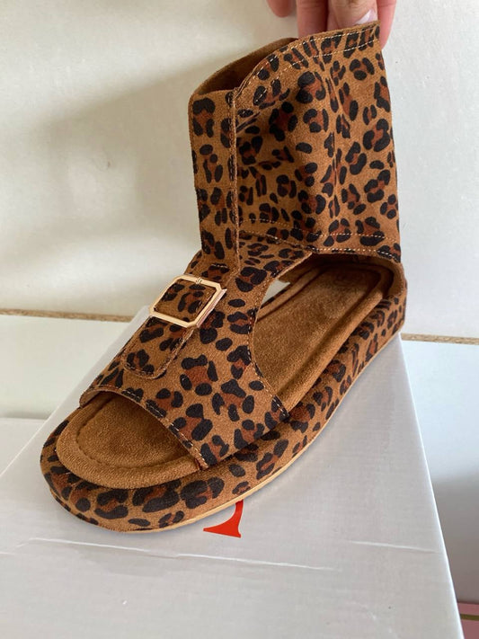 Sandałki Leopard Print