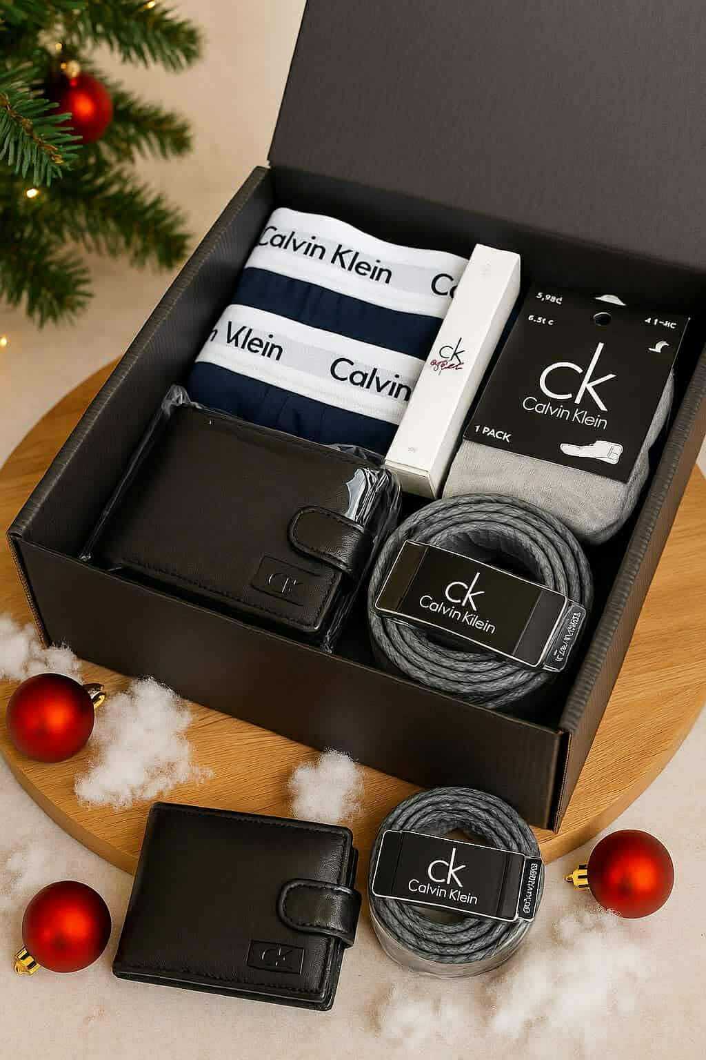 [F] zestaw męski czarny CK