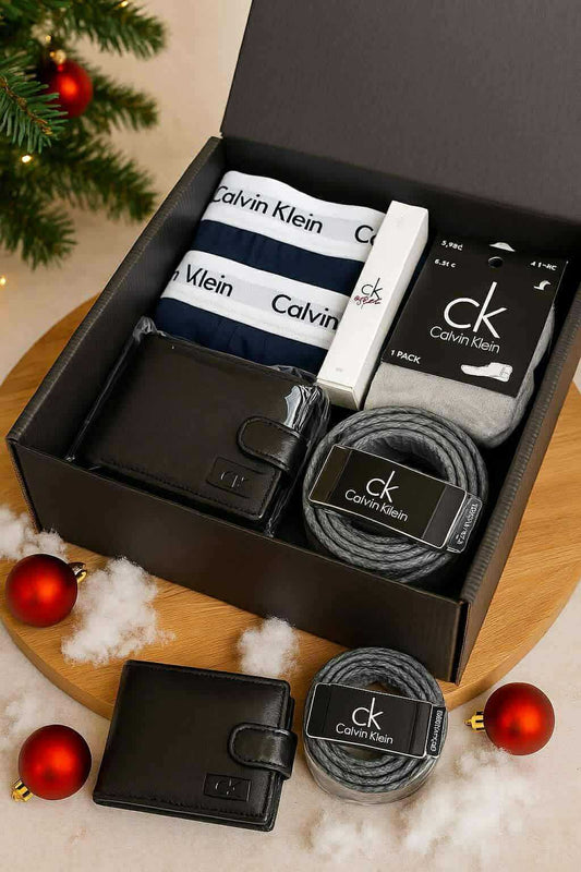 [F] zestaw męski czarny CK