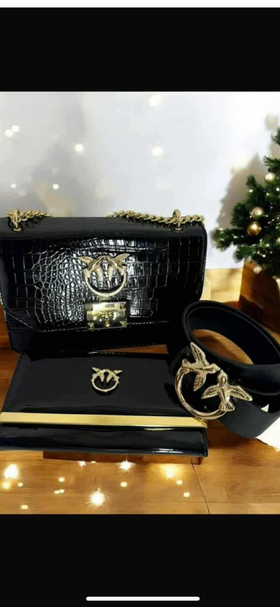 [F] zestaw pink łańcuszek