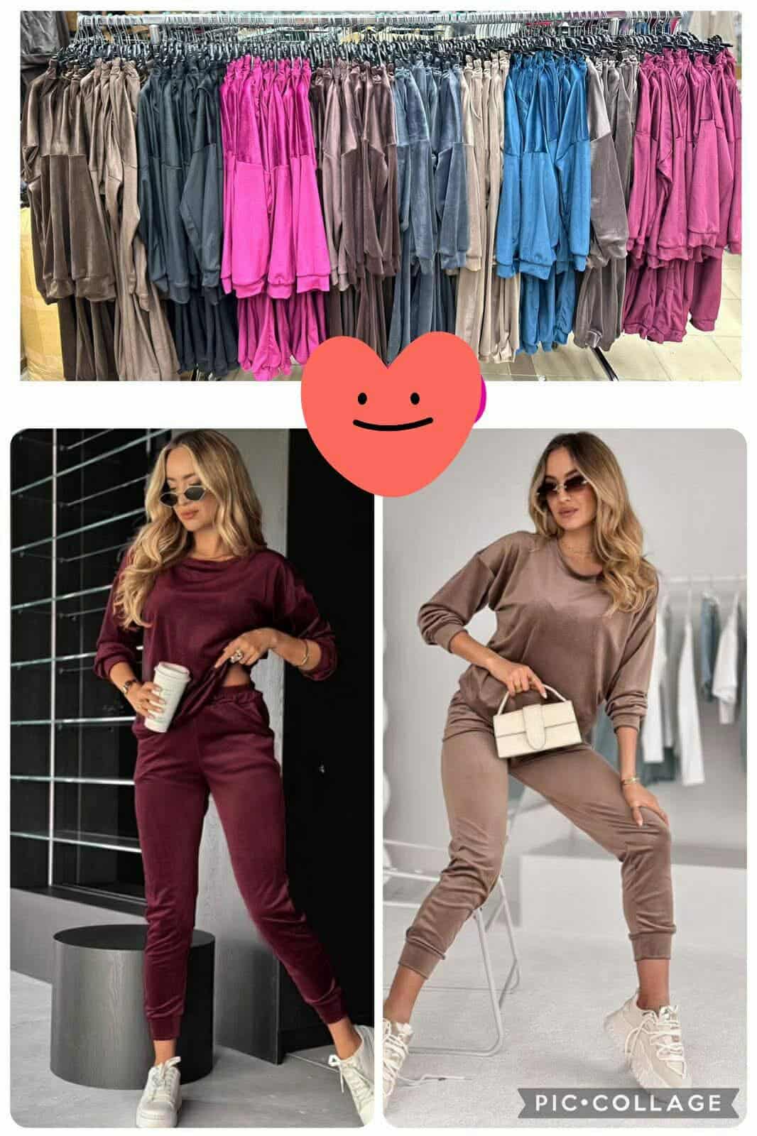 [F] prosty dres welur